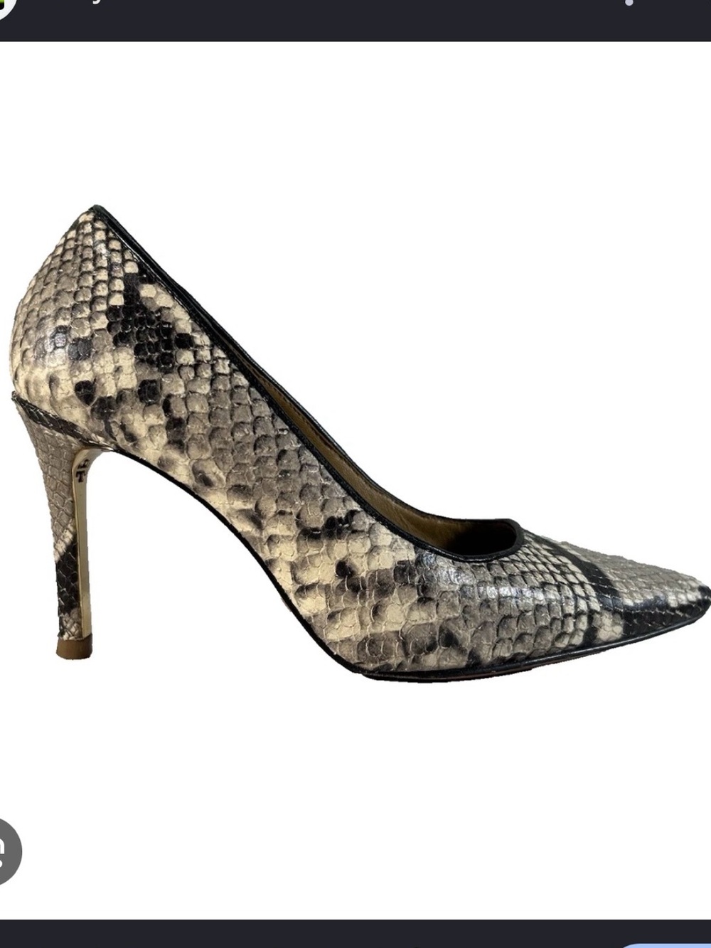 [TORY BURCH] Snake-Print Pump Heels
